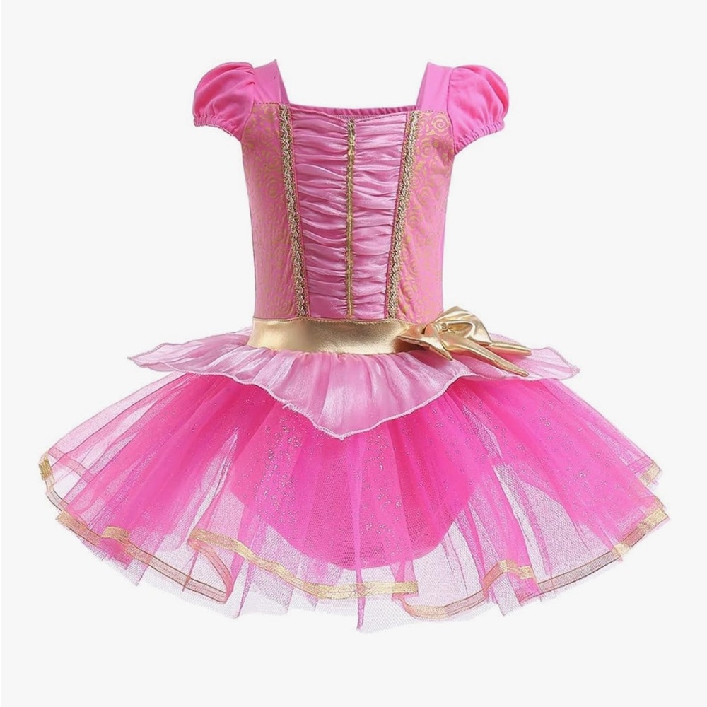 Toddler Girls Princess Ballerina Tutu Dress Fancy Dress Up Halloween Costume